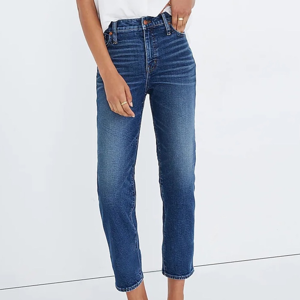 Madewell Mid-Rise Classic Straight Jeans Size 25 Petite